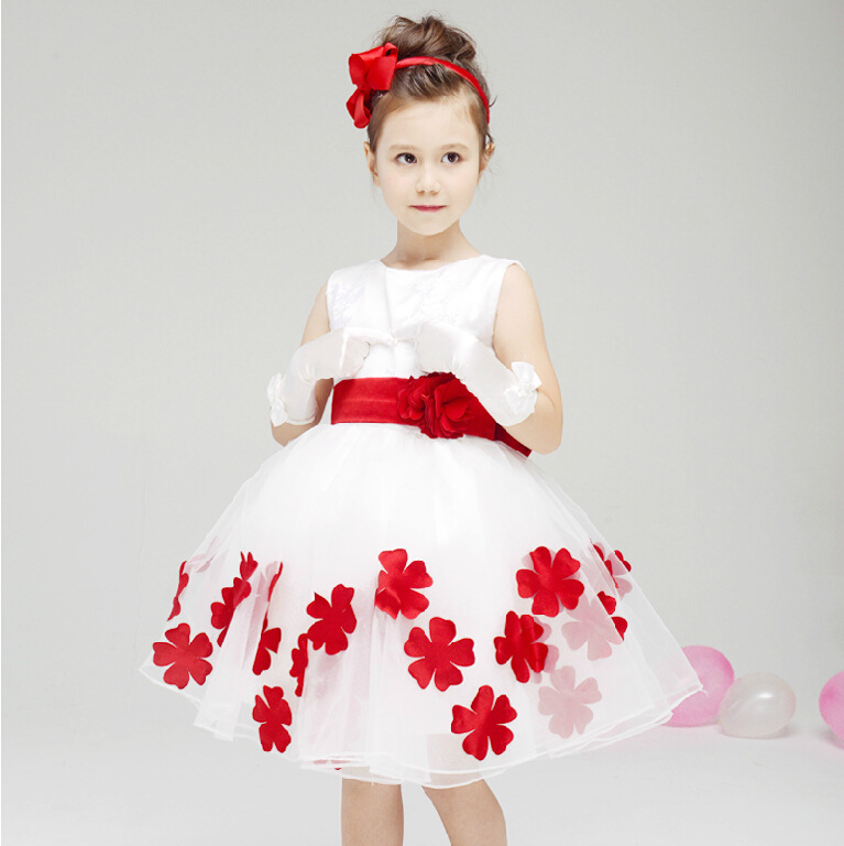 New-Elegant-Baby-Girls-Party-Dress-Sleeveless-White-Pink-Flower-Dresses-Cute-Bow-Princess-Kid-Dress New-Elegant-Baby-Girls-Party-Dress-Sleeveless-White-Pink-Flower-Dresses-Cute-Bow-Princess-Kid-Dress